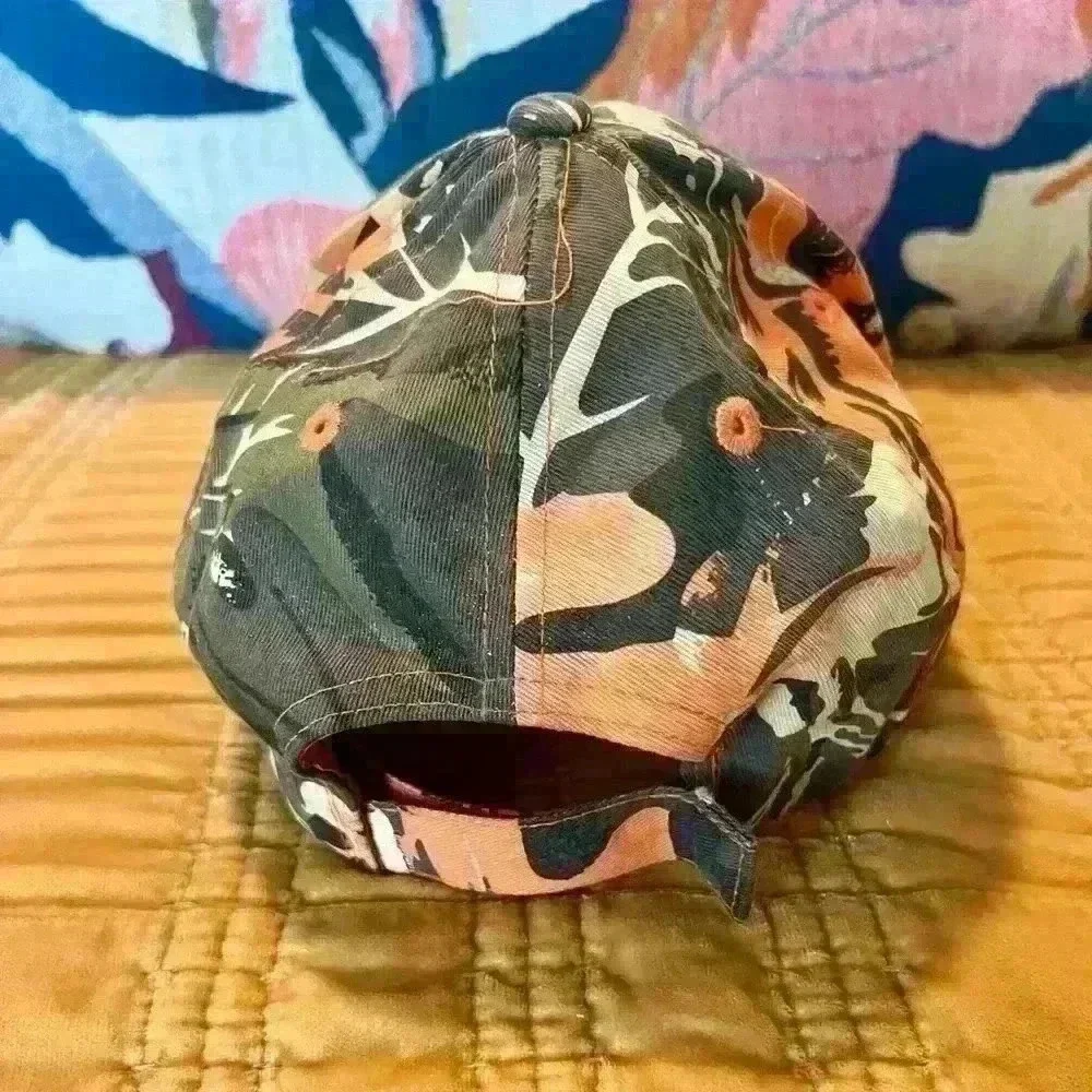 Green Bay Packers Camouflage NFL Team Apparel Strapback Hat Hunting Down Hunger